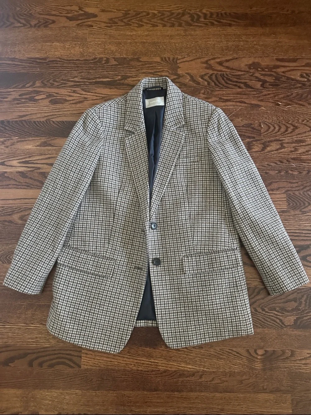 Everlane Oversized Blazer in Wool Gray Women's Size 4 - Picture 14 of 16